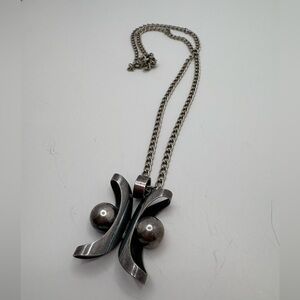 1966 Eli’s Kauppi  Modernist Sphere Necklace